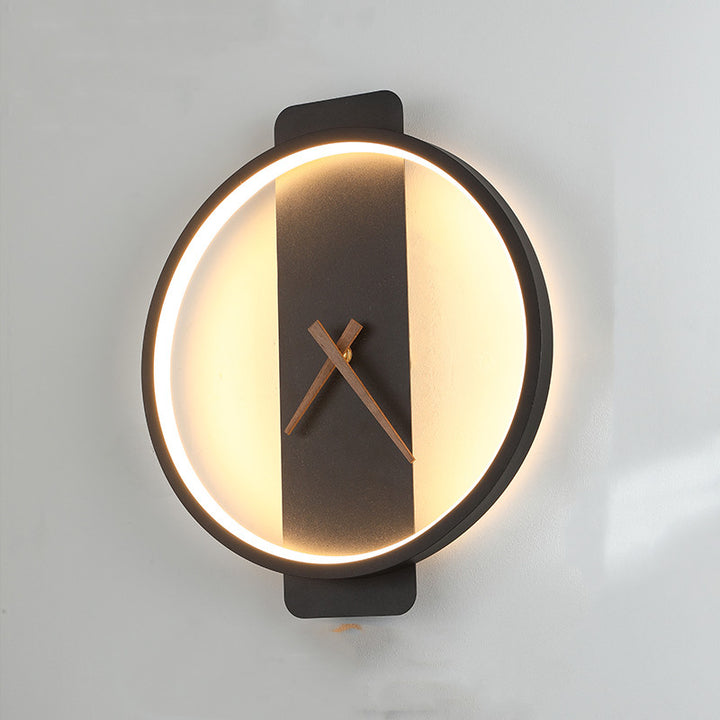 Dream-space | Wanduhr mit Beleuchtung