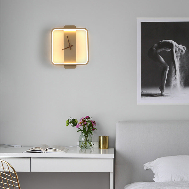 Dream-space | Wanduhr mit Beleuchtung