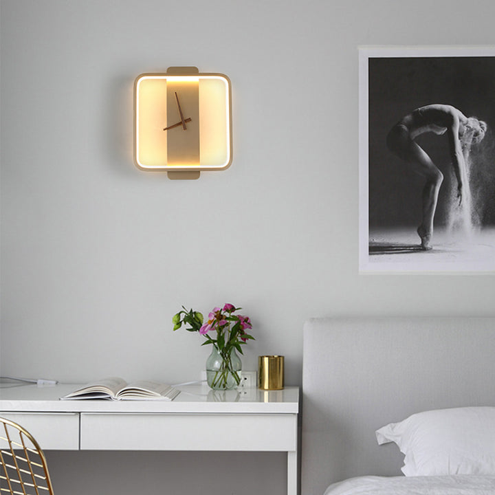 Dream-space | Wanduhr mit Beleuchtung