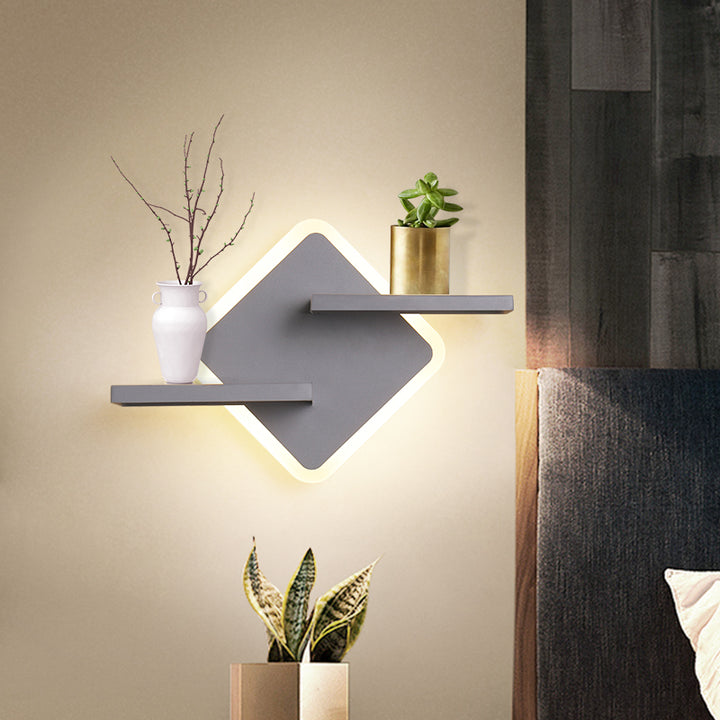 Dream-space | Minimalistische Lampe mit Ablagefläche