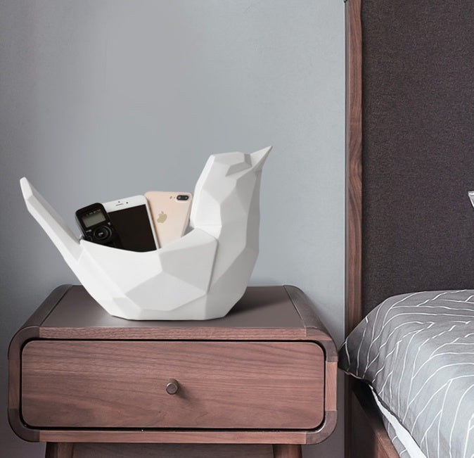 Stiftehalter im abstrakten Vogel - Design