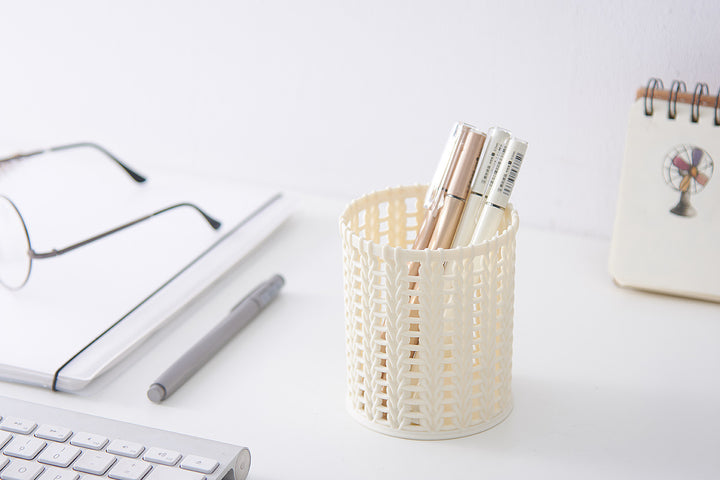 Stiftehalter im Flecht-Design