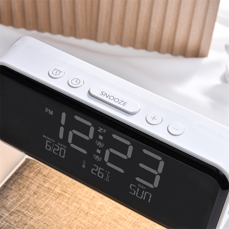 Dream-space | Wecker 3 in 1 (Wecker, Lampe, Wireless Charger)
