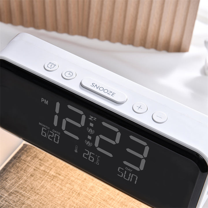 Dream-space | Wecker 3 in 1 (Wecker, Lampe, Wireless Charger)