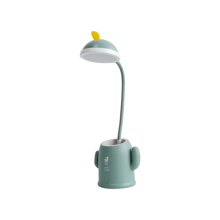 Stiftehalter und Tischlampe Kaktus 2 in 1