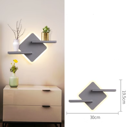 Dream-space | Minimalistische Lampe mit Ablagefläche